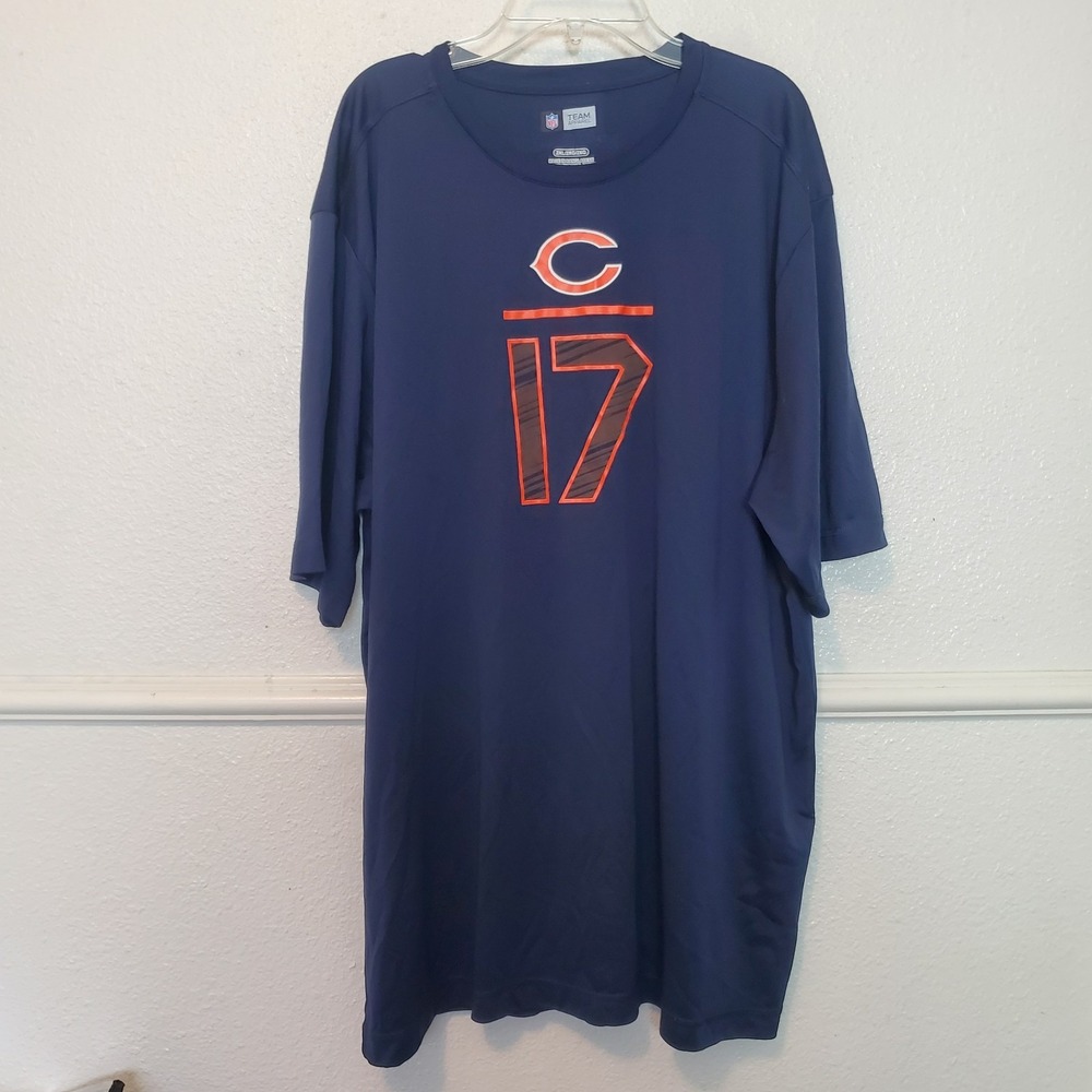 NFL Team Apparel Chicago Bears Alshon Jeffery 17 Shirt Mens 2XL Navy Blue